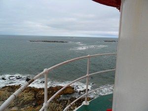 No farol de Cabo Polônio