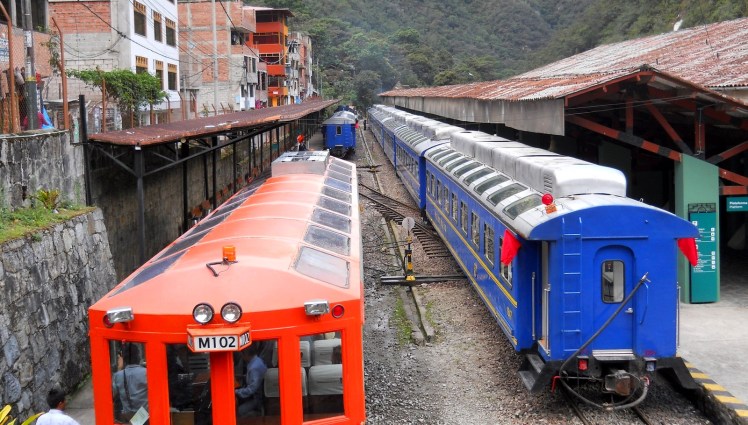 Estação de trens de  Aguas Calientes