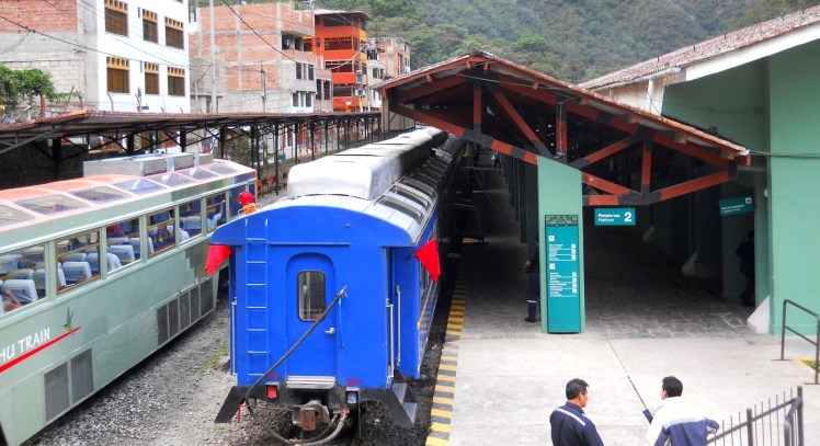 Estação de trens de  Aguas Calientes
