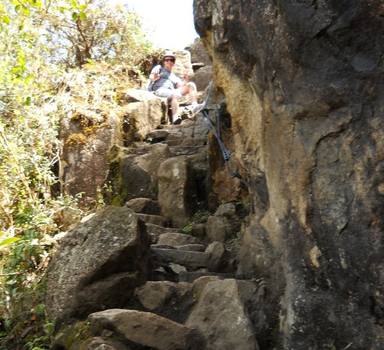 Subida pesada para Waynapicchu