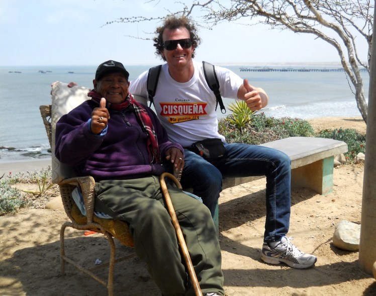 Em Chicama com "El Hombre"