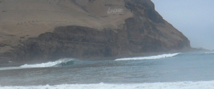 Altas olas em La Herradura