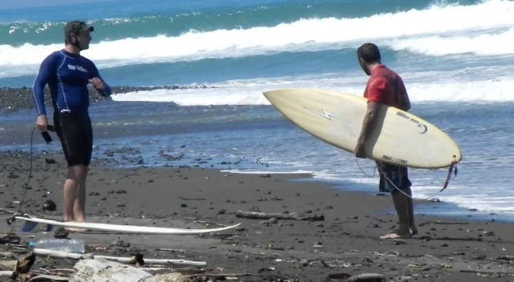 Tiburón e Bisotto em Pavones