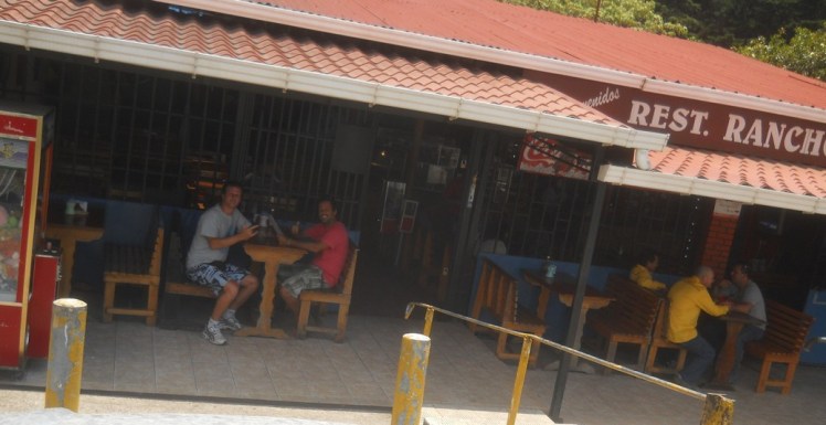 Almuerzo no caminho para o caribe