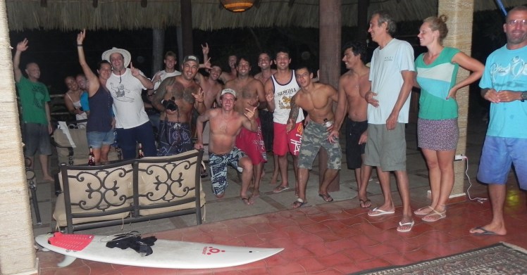 Galera no Hotel Atlakamani em Las Flores