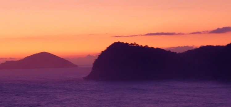 Anoitecer em Camburi