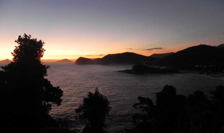 Anoitecer em Camburi