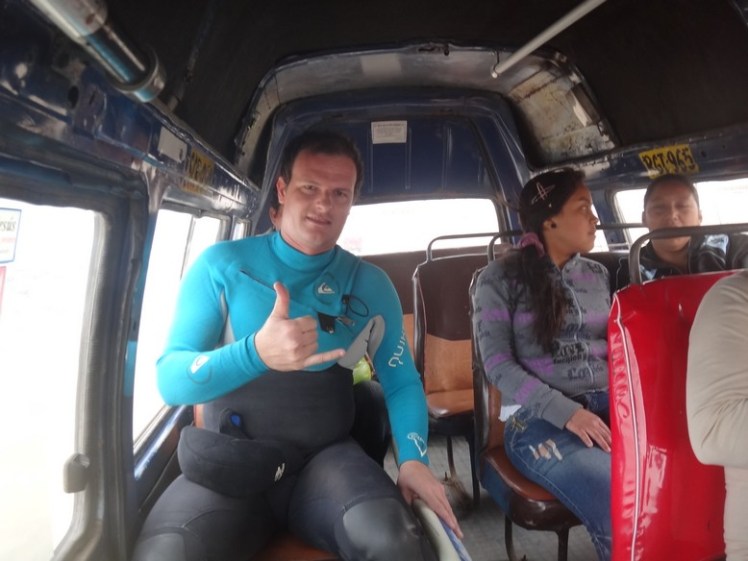 No micro bus para Punta Rocas ...