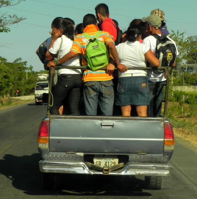 Transporte coletivo na Nica 