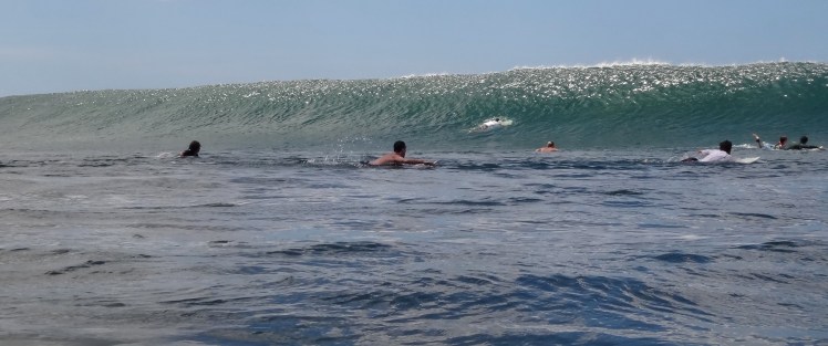 Altas ondas em Popoyo