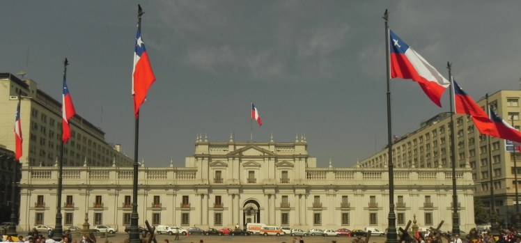 Palacio La Moneda, sede do governo federal