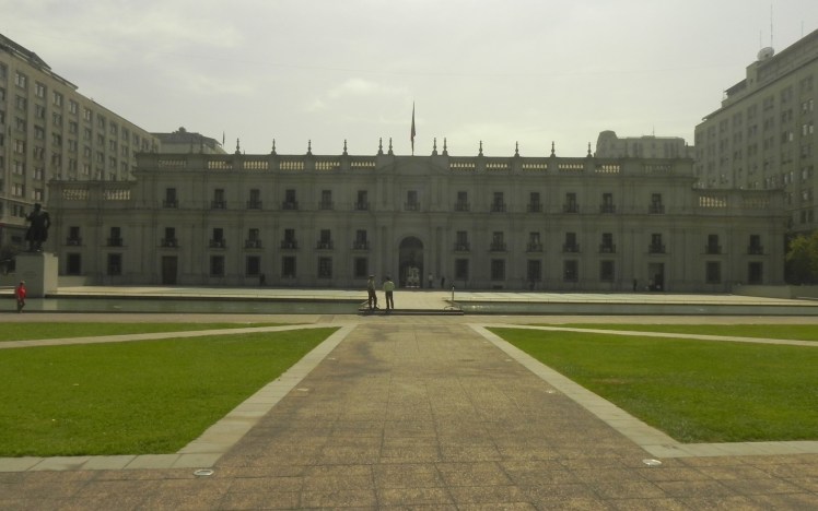 Palacio La Moneda - vista da Alameda
