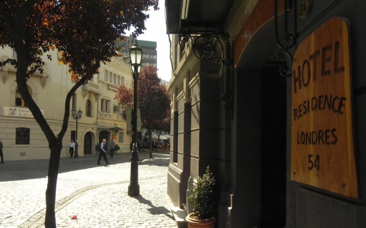 Barrio Paris-Londres, um pedaço da Europa no meio de Santiago