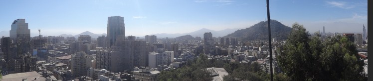 Panoramico do Cerro Santa Lucia