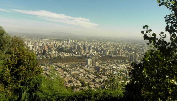 Vista de Santiago do Cerro San Cristóbal