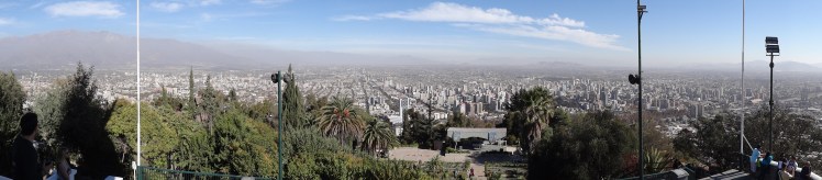 Panoramico do Cerro San Cristóbal