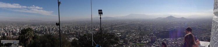 Panoramico do Cerro San Cristóbal