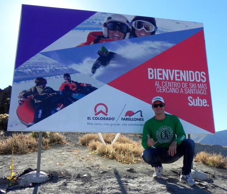 Chegando nas estações invernais Farellones / El Colorado