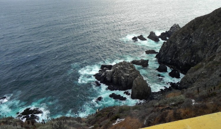 A água congelante do Pacífico