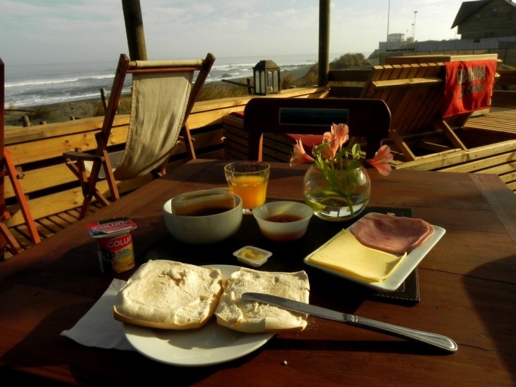 Desayuno de frente para o gol