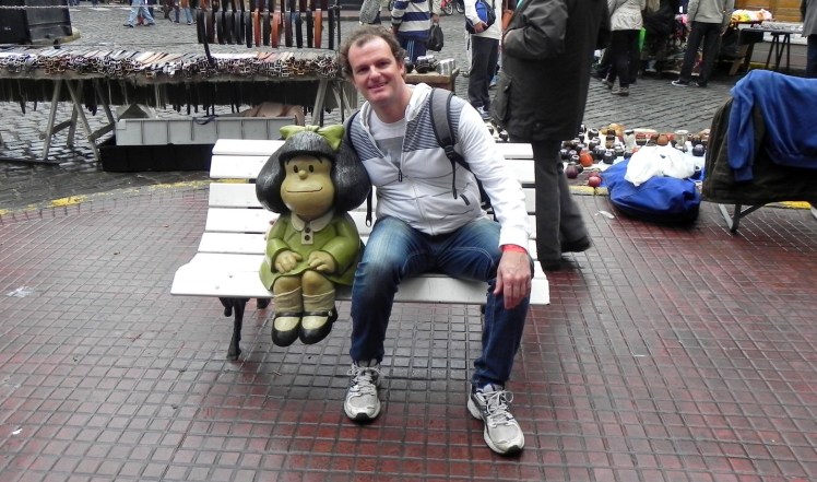 Trocando uma ideia com a Mafalda