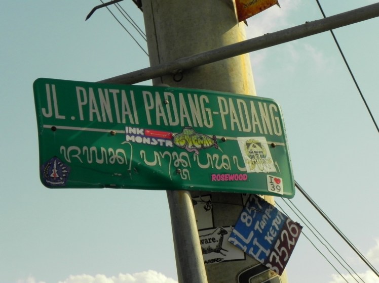 Meu endereço em Bali