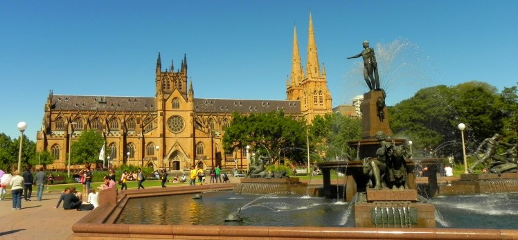 Hide Park e Saint Marys Cathedral