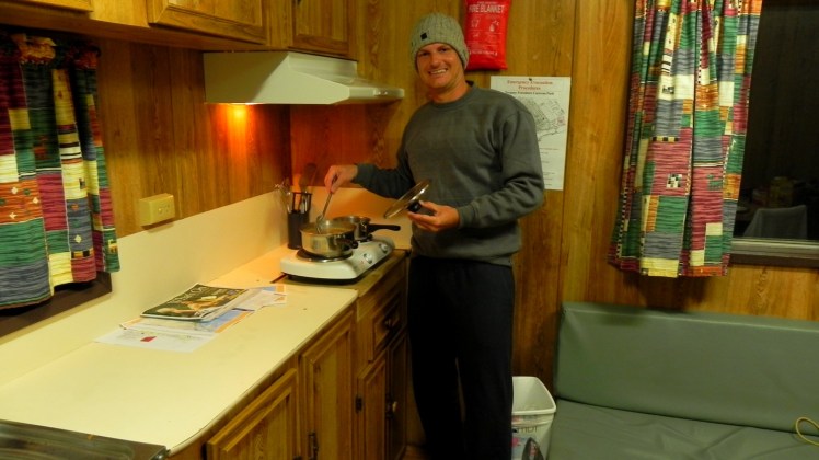 Preparando o grude !