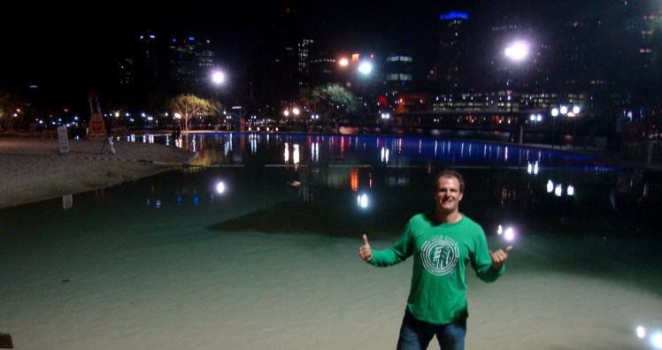 Southbank - Praia artificial em Brisbane