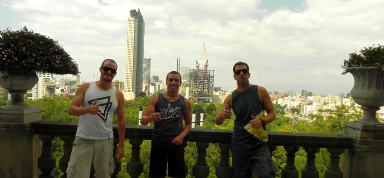 Visual do Parque Chapultepec desde o castelo