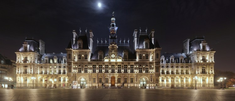 Hotel de Ville à noite
