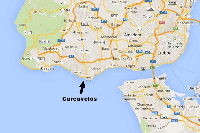 Localização de Carcavelos