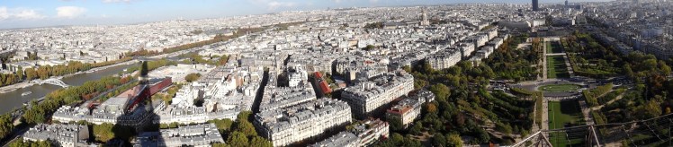 Panorâmica desde a Torre Eiffel - 2º Nível