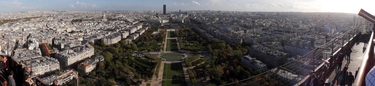 Panorâmica desde a Torre Eiffel - 2º Nível