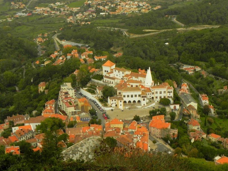 Centro Histórico de Sintra visto do Castelo dos Mouros