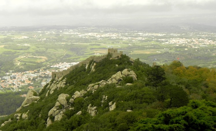 Castelo dos Mouros visto do Palácio da Pena - Sintra