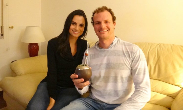 Visita à Fernanda Lazzarotto em Oeiras. Matei a saudades de um bom chimarrão !!