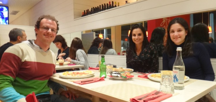 Jantinha buenassa com a Fernanda Lazzarotto e a Graciela em Carcavelos
