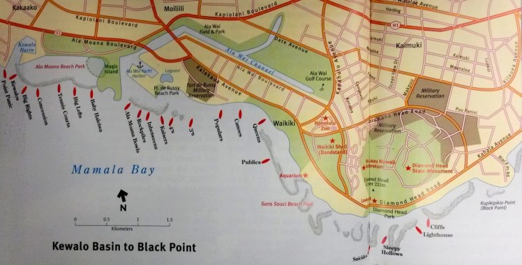 South Shore - Surf Map