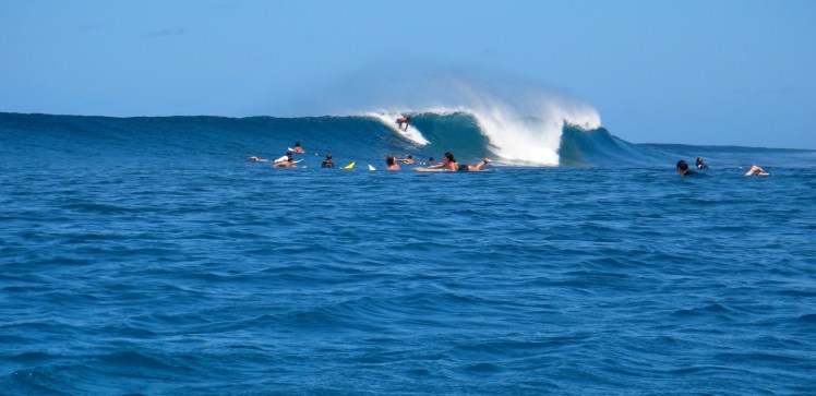 Ótimas direitas em Sunset