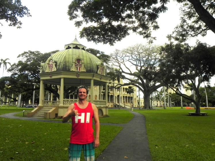 Palácio Iolani - O palácio foi a residência oficial do Rei Kalakaua e sua Rainha Liliuokalani, o último rei e rainha do Hawaii