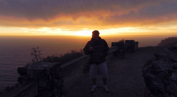 Final de tarde fantástico na Big Sur