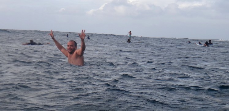 Charles "Garcia" em Haleiwa