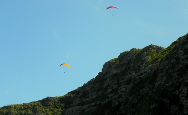 Paragliding at Makapuu Point