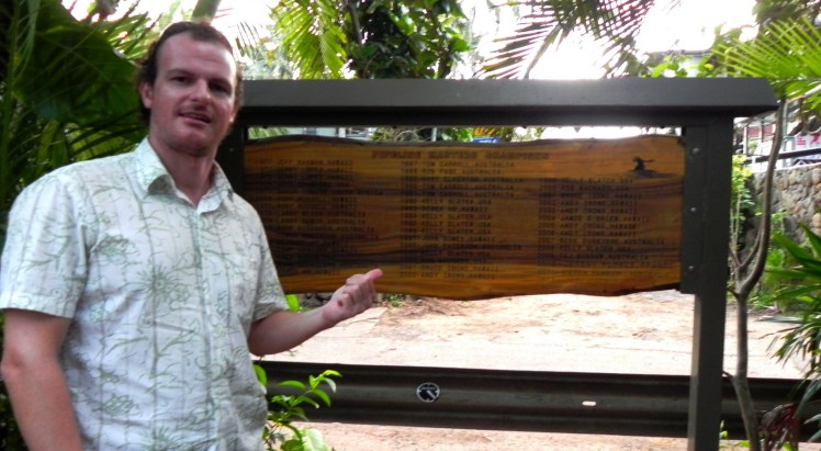 Pipeline - Cartel com todos os campeões do PipeMasters