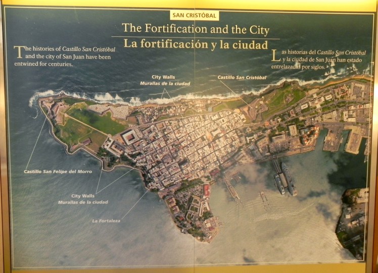 Viejo San Juan - A parte antiga da cidade era toda fortificada