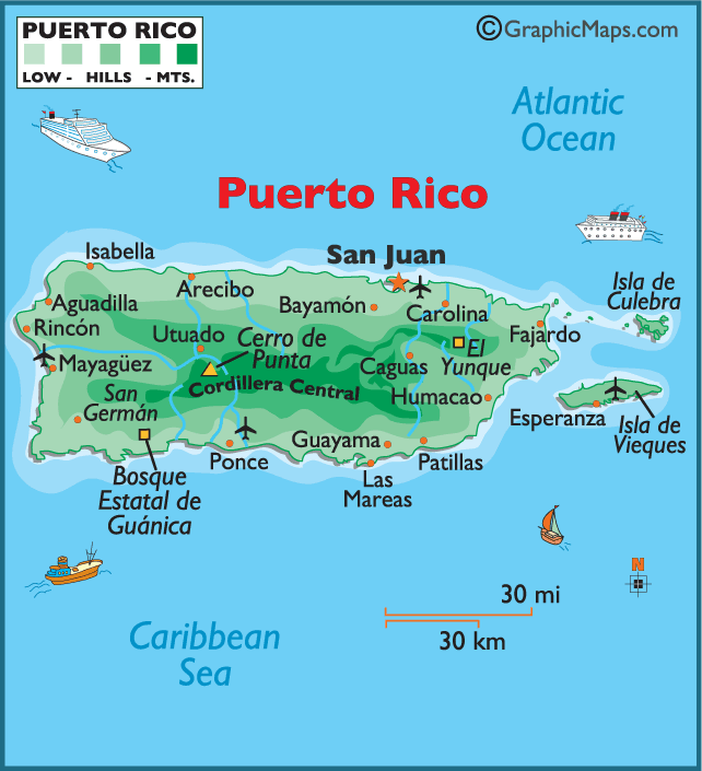 Mapa de Puerto Rico