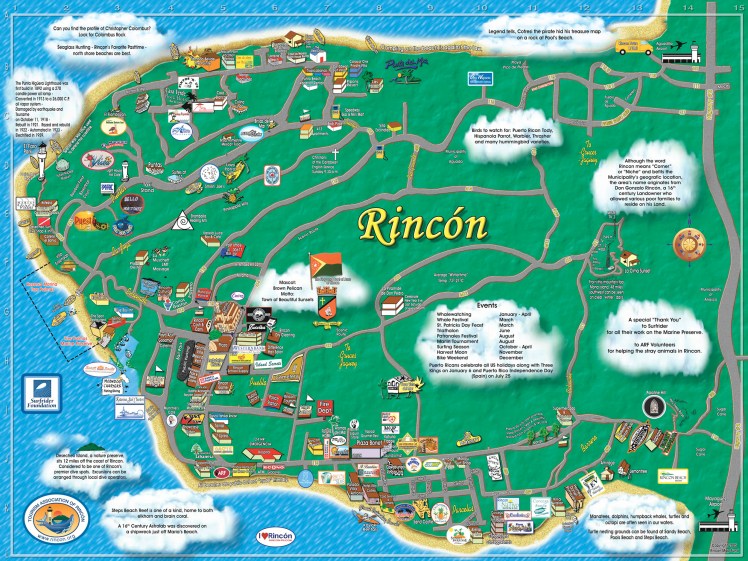 Mapa turístico de Rincon