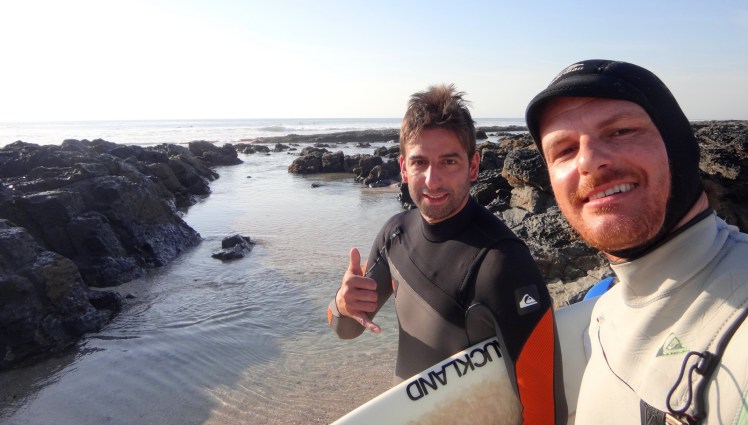 Igor e Tiburón em J-Bay