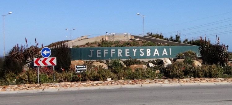 Chegando em Jeffreys Bay